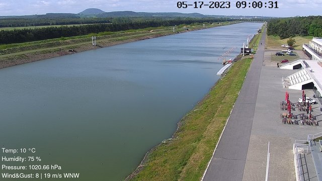 time-lapse frame, Labe Arena Racice webcam
