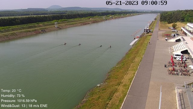time-lapse frame, Labe Arena Racice webcam