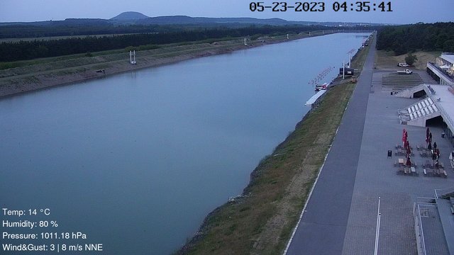 time-lapse frame, Labe Arena Racice webcam
