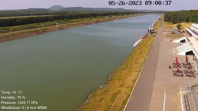 time-lapse frame, Labe Arena Racice webcam