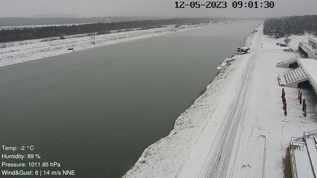 time-lapse frame, Labe Arena Racice webcam