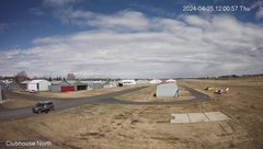 view from North view of Lacombe Airport on 2024-04-25