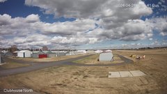 view from North view of Lacombe Airport on 2024-04-28