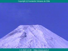 view from Villarrica Volcano on 2024-04-05