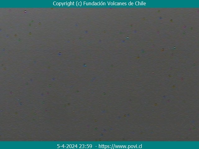 time-lapse frame, Villarrica Volcano webcam