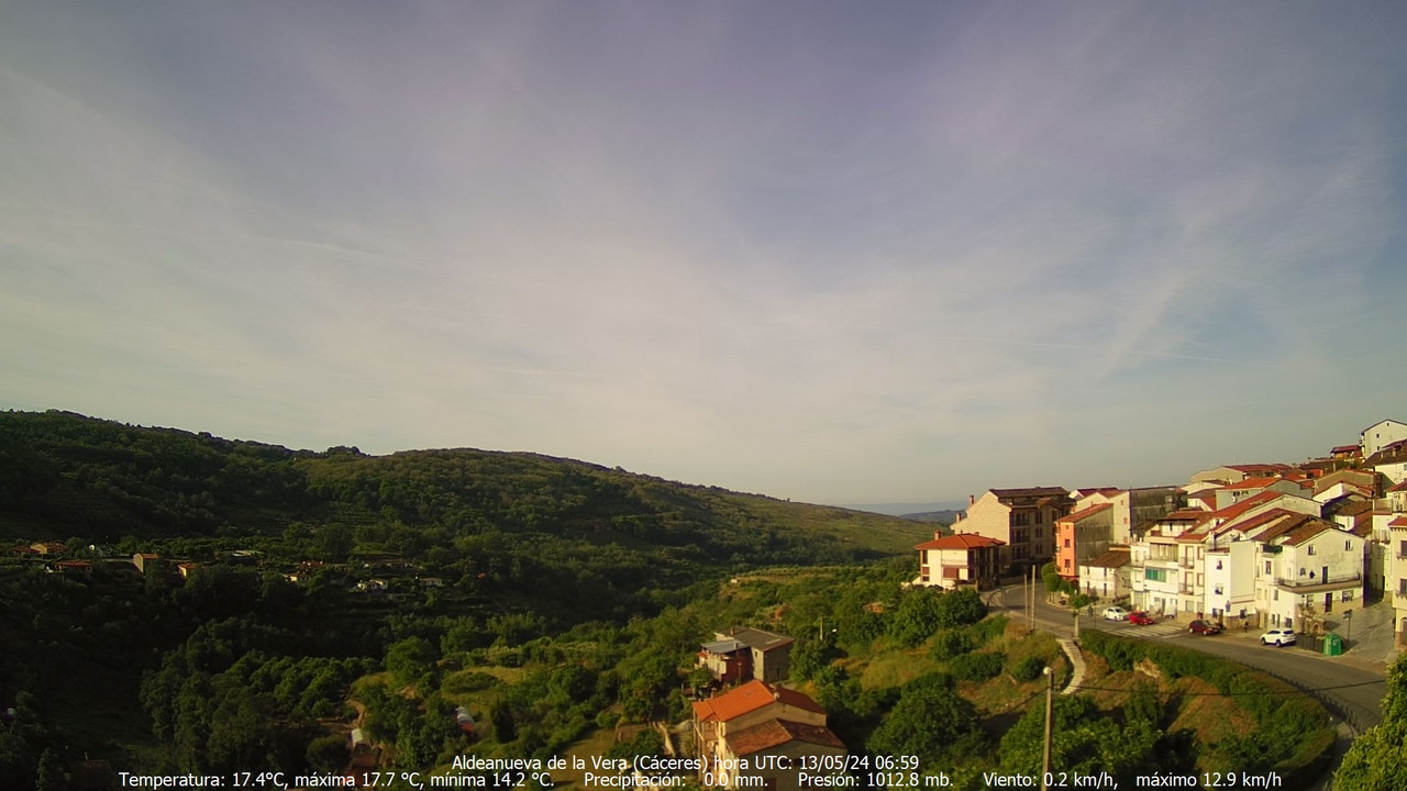 time-lapse frame, Meteogredos webcam