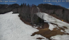 view from Ski Cape Smokey on 2024-04-14