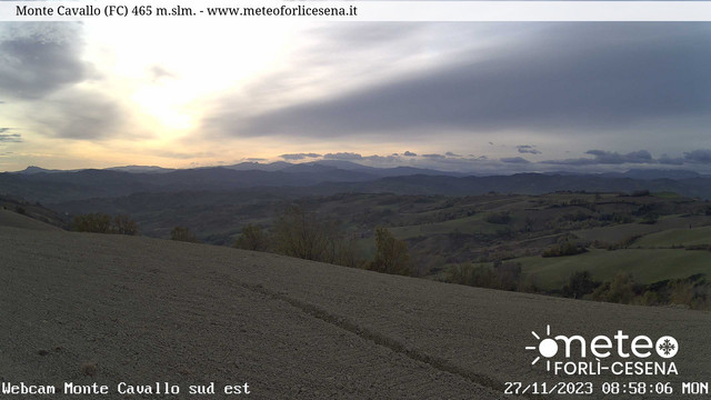 time-lapse frame, Monte Cavallo Nord webcam