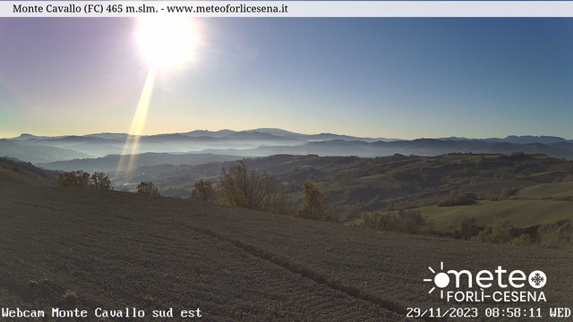 time-lapse frame, Monte Cavallo Nord webcam