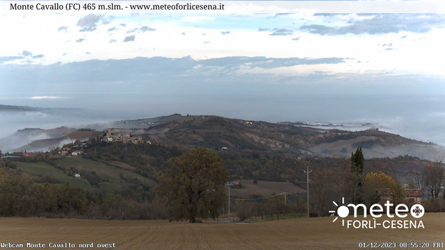 time-lapse frame, Monte Cavallo Nord webcam