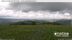view from Monte Cavallo Nord on 2024-04-24