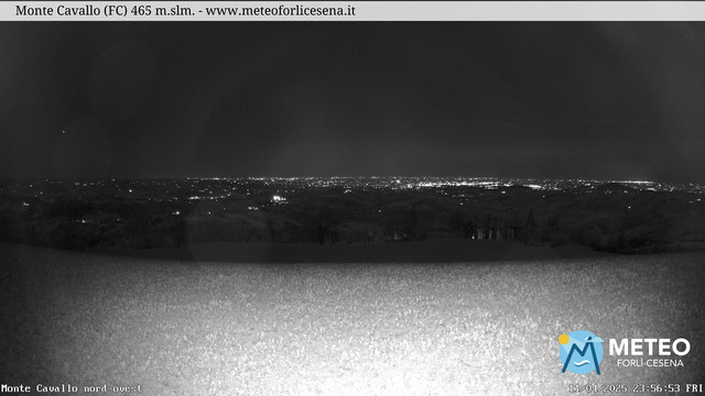 time-lapse frame, Monte Cavallo Nord webcam