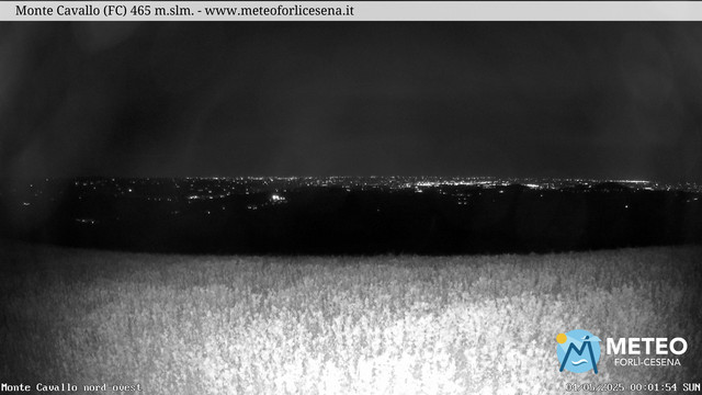 time-lapse frame, Monte Cavallo Nord webcam