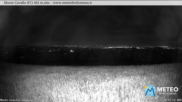 time-lapse frame, Monte Cavallo Nord webcam