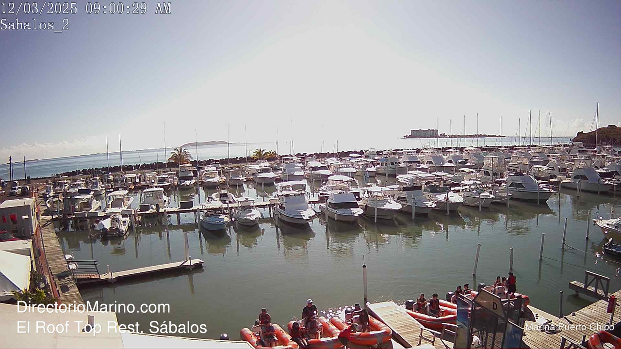 time-lapse frame, PuertoChico webcam