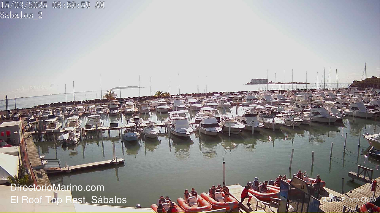 time-lapse frame, PuertoChico webcam