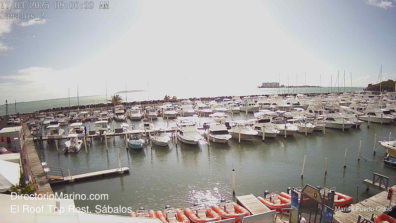 time-lapse frame, PuertoChico webcam