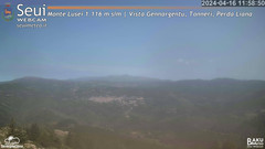 view from Monte Lusei Panoramica on 2024-04-16
