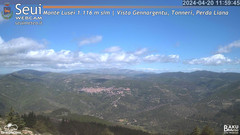view from Monte Lusei Panoramica on 2024-04-20