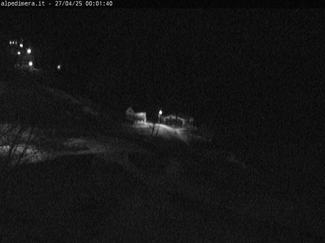 time-lapse frame, Alpe di Mera - Arrivo pista Baita e campo scuola webcam