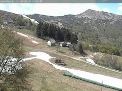 view from Alpe di Mera - Arrivo pista Baita e campo scuola on 2025-05-01