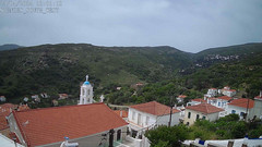 view from Stenies. Andros Island  SW View on 2024-04-23