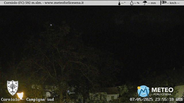 time-lapse frame, Corniolo webcam