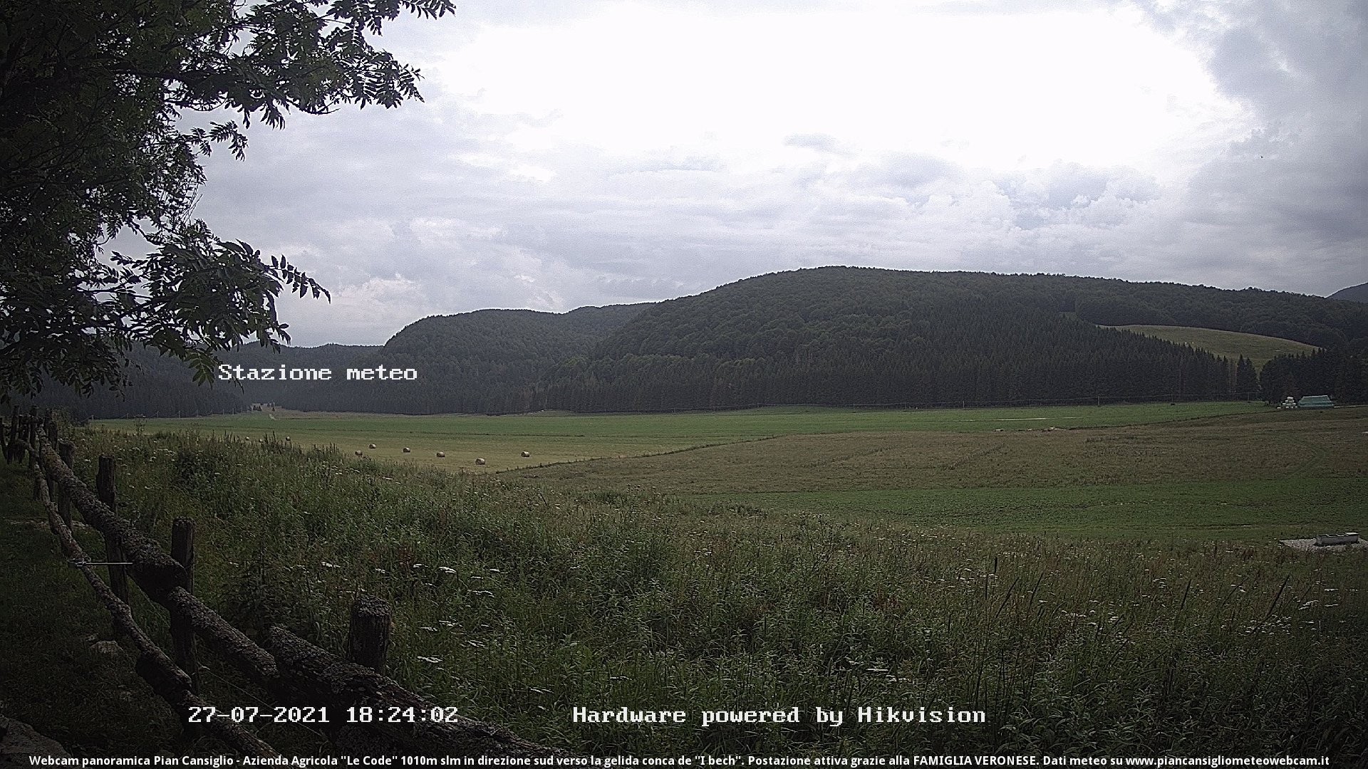 time-lapse frame, temporale_le_code_27.07.2021 webcam