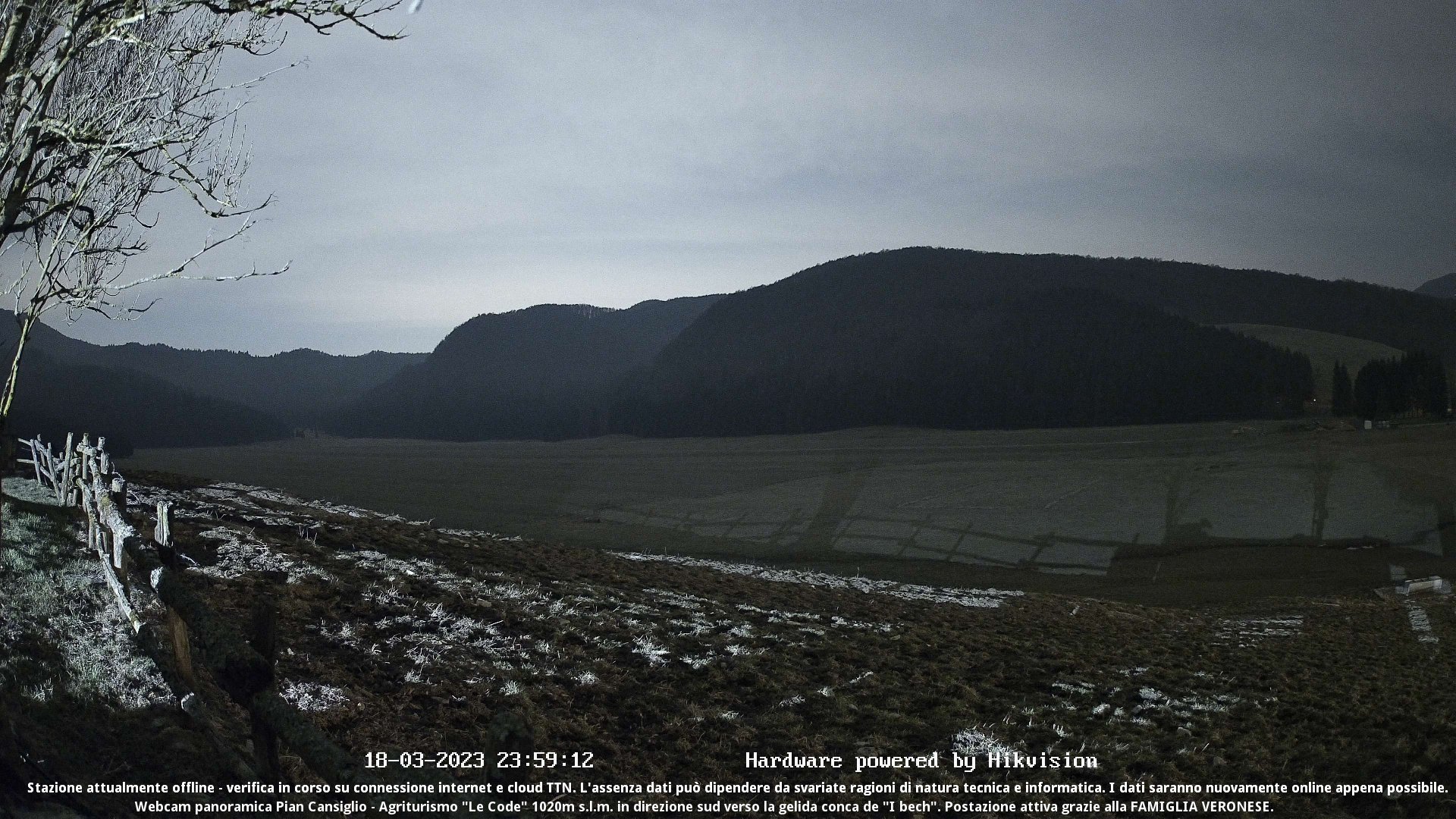time-lapse frame, Webcam Cansiglio - verso la piana dei "Bech" webcam