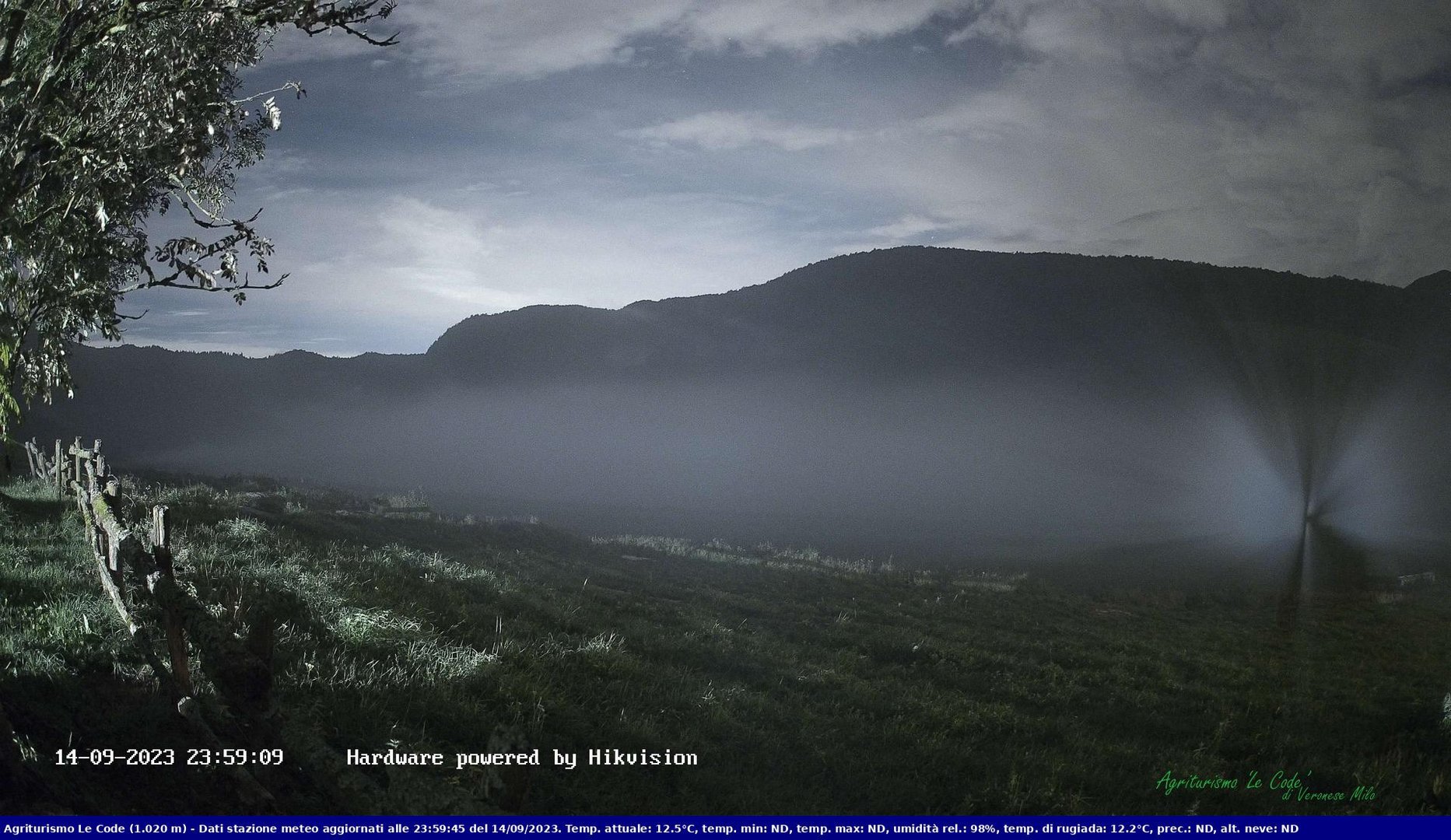 time-lapse frame, Webcam Cansiglio - verso la piana dei "Bech" webcam