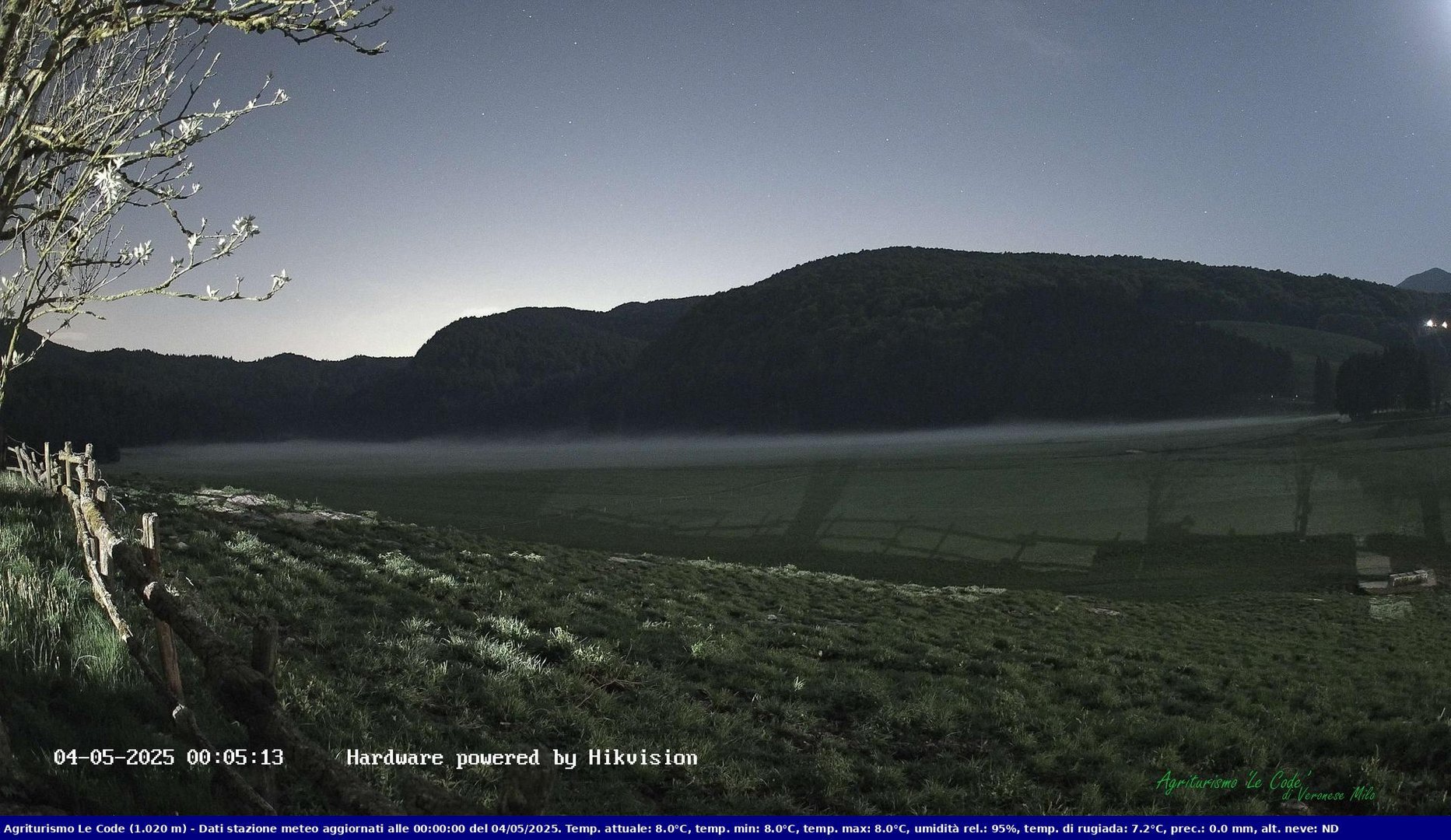 time-lapse frame, Webcam Cansiglio - verso la piana dei "Bech" webcam