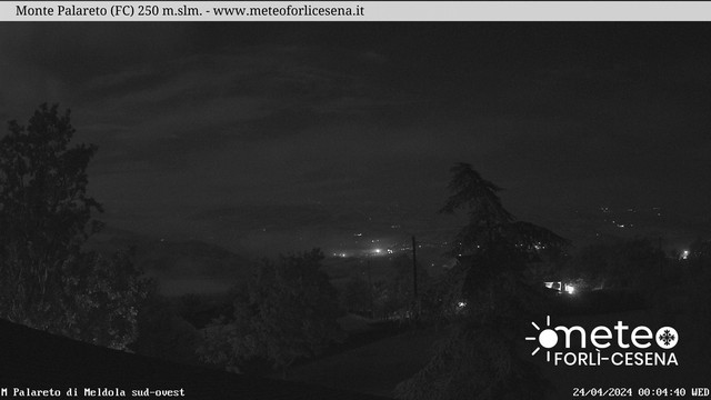 time-lapse frame, Monte Palareto webcam