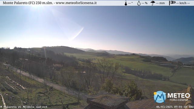 time-lapse frame, Monte Palareto SE webcam