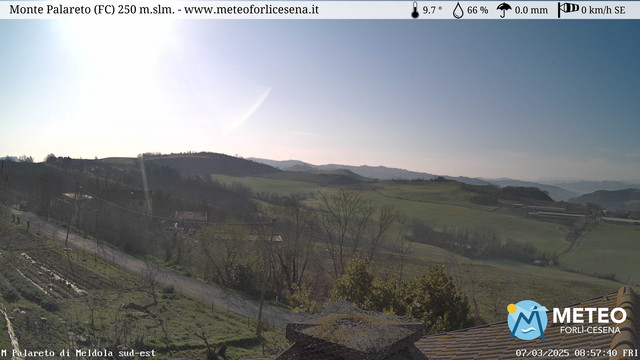time-lapse frame, Monte Palareto SE webcam