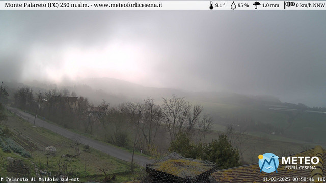 time-lapse frame, Monte Palareto SE webcam