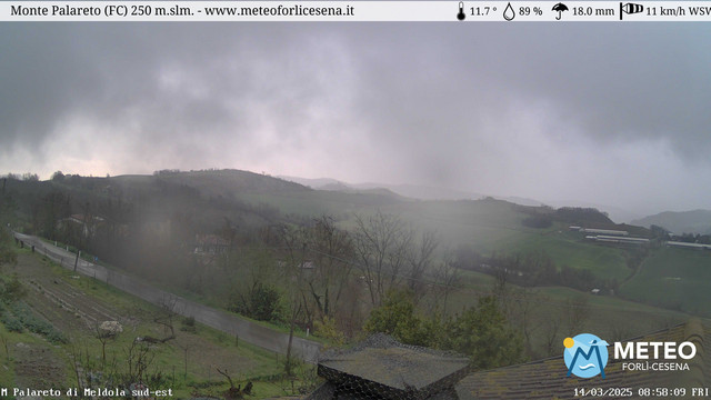 time-lapse frame, Monte Palareto SE webcam