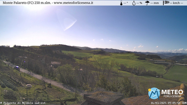 time-lapse frame, Monte Palareto SE webcam