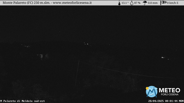 time-lapse frame, Monte Palareto SE webcam