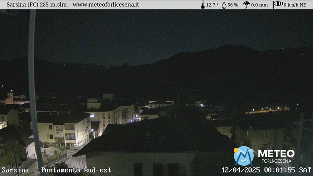 time-lapse frame, Sarsina webcam