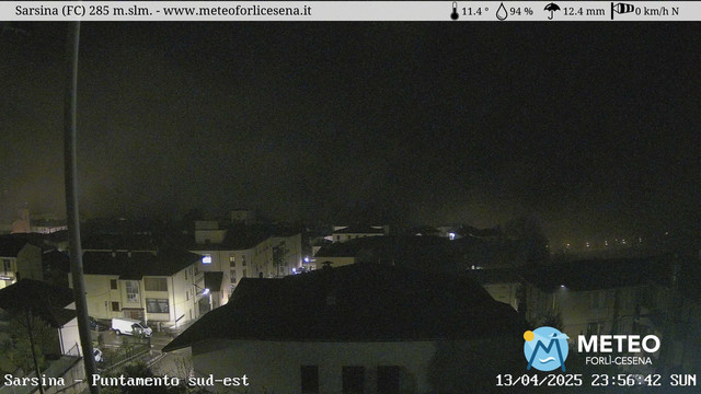 time-lapse frame, Sarsina webcam