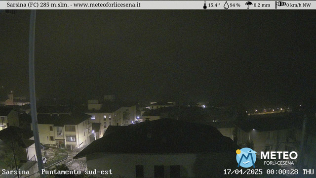 time-lapse frame, Sarsina webcam