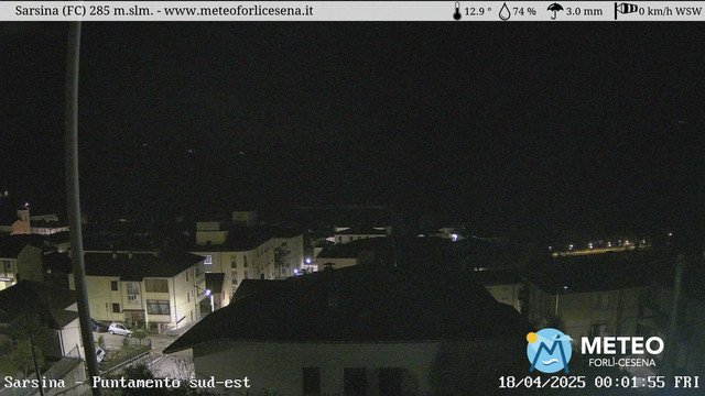 time-lapse frame, Sarsina webcam