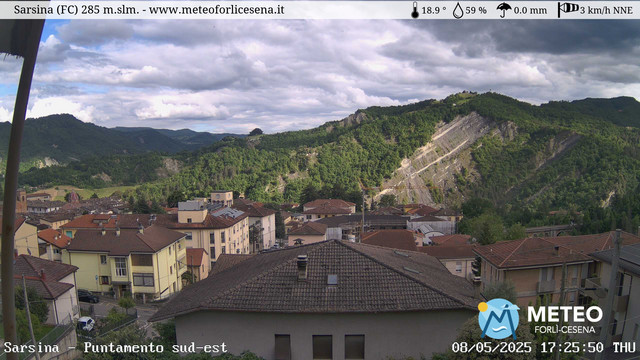 time-lapse frame, Sarsina webcam
