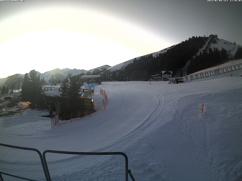 time-lapse frame, Bielmonte piste versante sud webcam