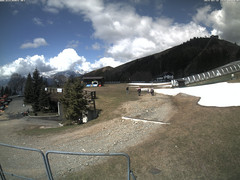 view from Bielmonte piste versante sud on 2025-04-26