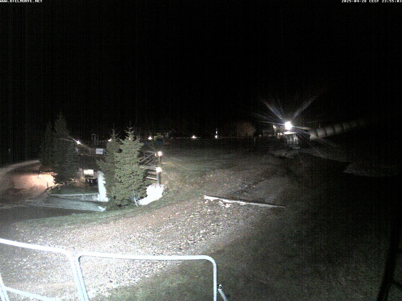time-lapse frame, Bielmonte piste versante sud webcam