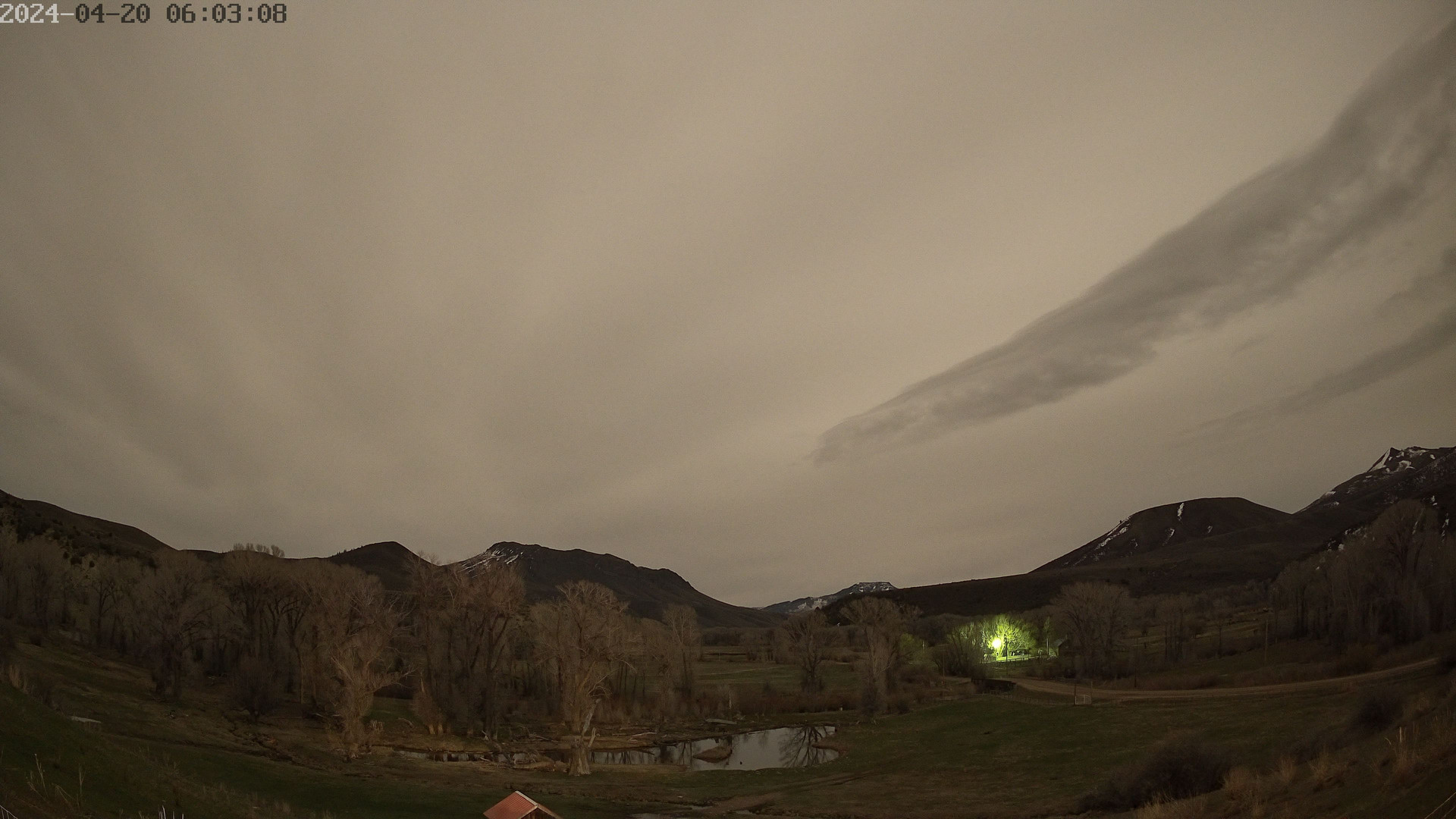time-lapse frame, Sierra Madre Cam webcam