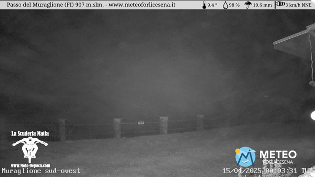 time-lapse frame, Passo del Muraglione webcam