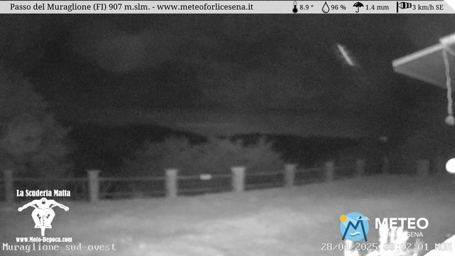 time-lapse frame, Passo del Muraglione webcam