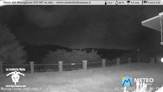 time-lapse frame, Passo del Muraglione webcam